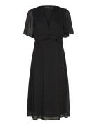 Slfenja Dress Knelang Kjole Black Soaked In Luxury