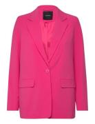 Vmcarmen Ls Loose Blazer Noos Blazers Single Breasted Blazers Pink Ver...