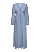 Onlamanda L/S Long Dress Ex Ptm Maxikjole Festkjole Blue ONLY