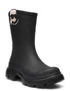 Trekka Rain Nft Regnstøvler Sko Black Karl Lagerfeld Shoes