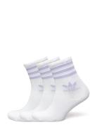 Crew Sock 3Str Lingerie Socks Regular Socks Purple Adidas Originals