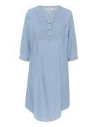 Crbolette Dress - Kim Fit Kort Kjole Blue Cream