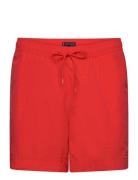 Medium Drawstring Badeshorts Red Tommy Hilfiger