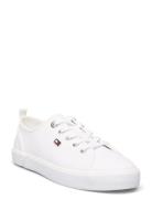 Vulc Canvas Sneaker Lave Sneakers White Tommy Hilfiger