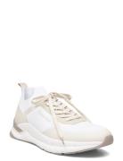 Low Top Lace Up Mix Lave Sneakers White Calvin Klein