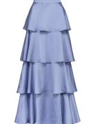 Angel Maxi Skirt Langt Skjørt Blue Love Lolita