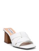 Amsterdam Sandal Sandal Med Hæl White Steve Madden