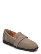 Stb-Erika Saddle Loafer Mokasiner Lave Sko Beige Shoe The Bear