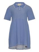 Rib Polo Knitted Dress Dresses & Skirts Dresses Casual Dresses Short-s...