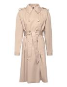 Cotton Classic Trench Trench Coat Kåpe Beige Tommy Hilfiger