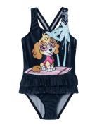 Nmfmusa Pawpatrol Swimsuit Cplg Badedrakt Badetøy Navy Name It