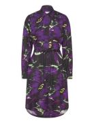 Lia Dress Knelang Kjole Purple Makia