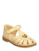 Sandals - Flat - Closed Toe - Shoes Summer Shoes Sandals Yellow ANGULU...