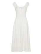 Eliza Maxi Dress Knelang Kjole White AllSaints