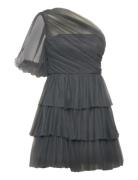 Constance Mini Dress Kort Kjole Grey Malina