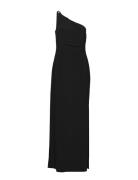Jersey -Shoulder Gown Maxikjole Festkjole Black Lauren Ralph Lauren