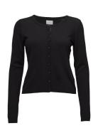 New Laura Cardigan Tops Knitwear Cardigans Black Minus