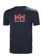 Hh Logo T-Shirt Sport T-shirts Short-sleeved Blue Helly Hansen