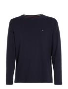 Stretch Slim Fit Long Sleeve Tee Tops T-shirts Long-sleeved Navy Tommy...