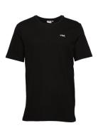 Men Unwind Tee Sport T-shirts Short-sleeved Black FILA