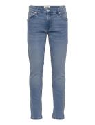 Sdjoy Blue 200 Bottoms Jeans Slim Blue Solid