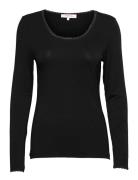Almann T-Shirt Long Sleeve Tops T-shirts & Tops Long-sleeved Black Noa...
