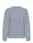 Mika Langærmet Sweatshirt Tops Sweat-shirts & Hoodies Sweat-shirts Blu...