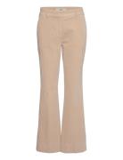 Clarafv Bottoms Trousers Flared Beige FIVEUNITS