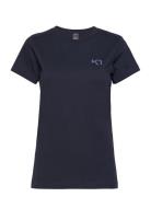 Kari Tee Tops T-shirts & Tops Short-sleeved Blue Kari Traa