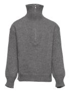 Cbsabine Ls Pullover Tops Knitwear Pullovers Grey Costbart