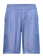 Crsiran Shorts Bottoms Shorts Casual Shorts Blue Cream