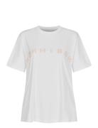 Court Loose Tee Sport T-shirts & Tops Short-sleeved White Röhnisch