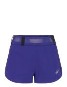 Metarun Split Short Sport Shorts Sport Shorts Blue Asics