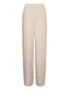 Pamaiw Pant Bottoms Trousers Straight Leg Beige InWear