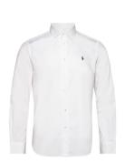 80/2 Mw Ctn Pw-Lsl-Bfs Tops Shirts Long-sleeved White Polo Ralph Laure...