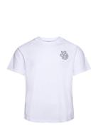 Darren T-Shirt Tops T-shirts Short-sleeved White Les Deux