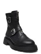 Women Boots Shoes Boots Ankle Boots Ankle Boots Flat Heel Black Tamari...