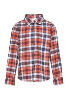 Nkmnidennis Shirt Tops Shirts Long-sleeved Shirts Orange Name It