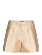 London Shimmer Short Bottoms Shorts Casual Shorts Gold AllSaints