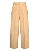 Ella Trousers Bottoms Trousers Wide Leg Yellow HOLZWEILER