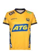 Sweden Handball Replica Tee W Sport T-shirts & Tops Short-sleeved Yell...