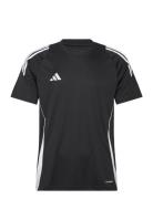 Tiro24 Jsy Sport T-shirts Short-sleeved Black Adidas Performance
