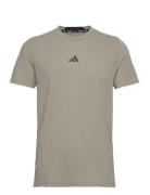 D4T Workout T-Shirt Sport T-shirts Short-sleeved Green Adidas Performa...