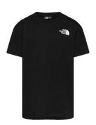 B S/S Redbox Tee Sport T-shirts Short-sleeved Black The North Face