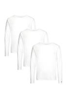 3P Ls Tee Tops T-shirts Long-sleeved White Tommy Hilfiger