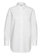 Shirts/Blouses Long Sleeve Tops Shirts Long-sleeved White Marc O'Polo