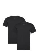 2-Pack V-Neck Tops T-shirts Short-sleeved Black Bread & Boxers