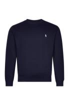 Magic Fleece-Lsl-Sws Tops Knitwear Round Necks Navy Polo Ralph Lauren