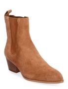 Kinlee Bootie Shoes Boots Ankle Boots Ankle Boots With Heel Beige Mich...