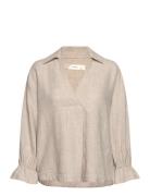 Pegiw Blouse Tops Blouses Long-sleeved Beige InWear